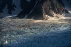 Norway, Svalbard. Monacobreen Glacier at sunset. Art Print